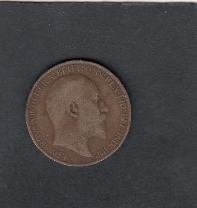Beschrijving: 1/2 Penny  EDWARD VII 